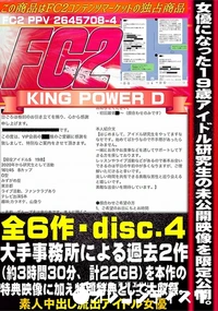 【女優になった19歳現役アイドル研究生の未公開映像を限定公開。大手事務所による圧力で永久凍結disc4】の一覧画像